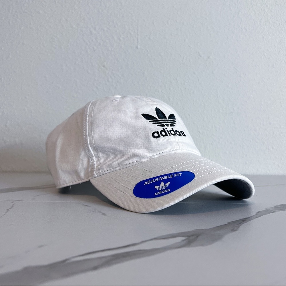 Adidas Relaxed Strap-Back Hat Unisex White
